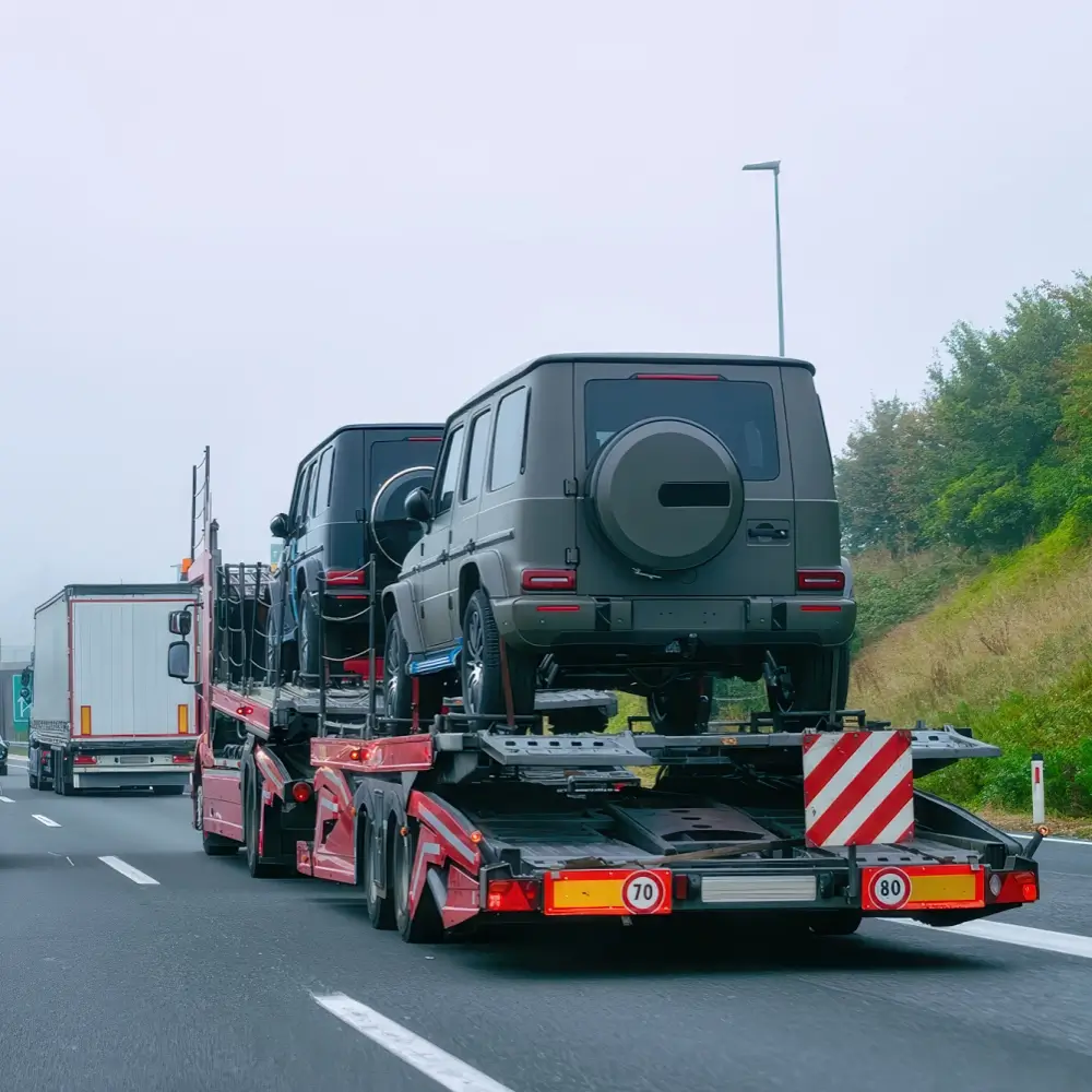 Commercial auto transport carrier network coordinated from Frisco, TX